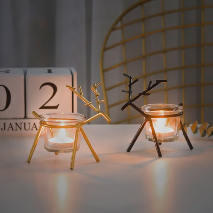 Wrought Iron Fawn Candle Holder - Image 2